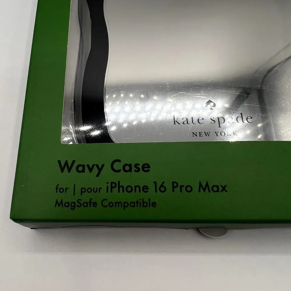 KATE SPADE Wavy Case for iPhone 16 Pro Max- Magsafe Compatible